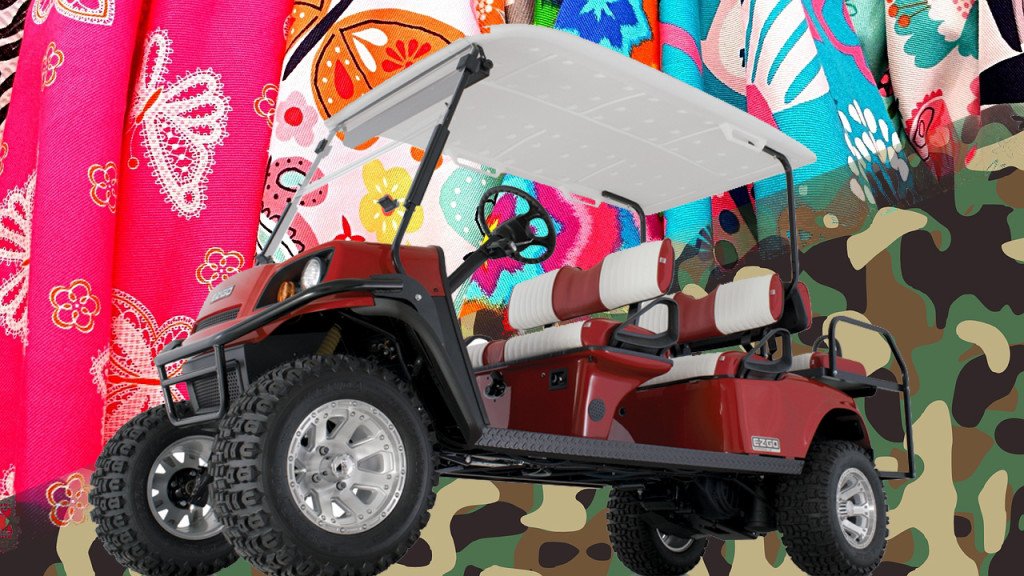 golf cart colors fabrics